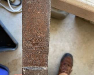 Vintage Legitmos Collins & Co Machete, WW2 era, rough shape, no sheath