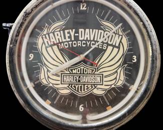 Harley Davidson clock