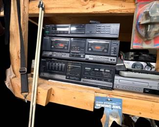 CD, eight track, radios, etc.