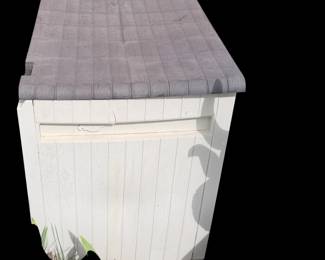 Patio storage bins