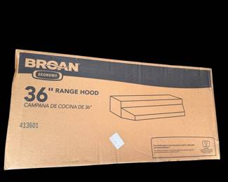 New in box range hood