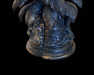 Monkey and palm tree book ends