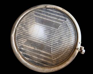 1920's - 1930's Depress Beam Chrome Automobile Headlight