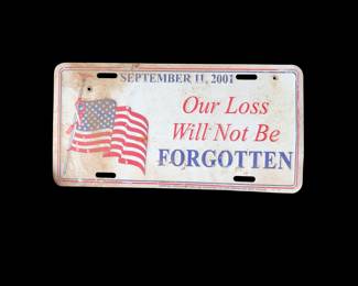 2001 car tag