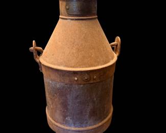Vintage milk can 