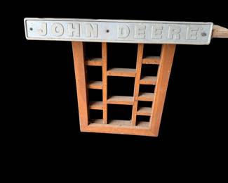 Vintage John Deere tractor emblem