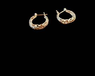 Filigree Hoop Earrings
