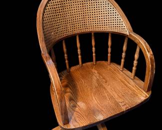 Oak office chair
