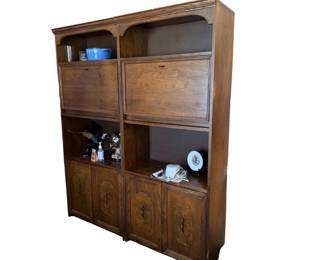 2 pieces Secretary Desk / Wall Unit 