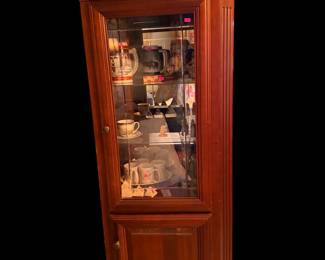 Lighted display cabinet/ pair