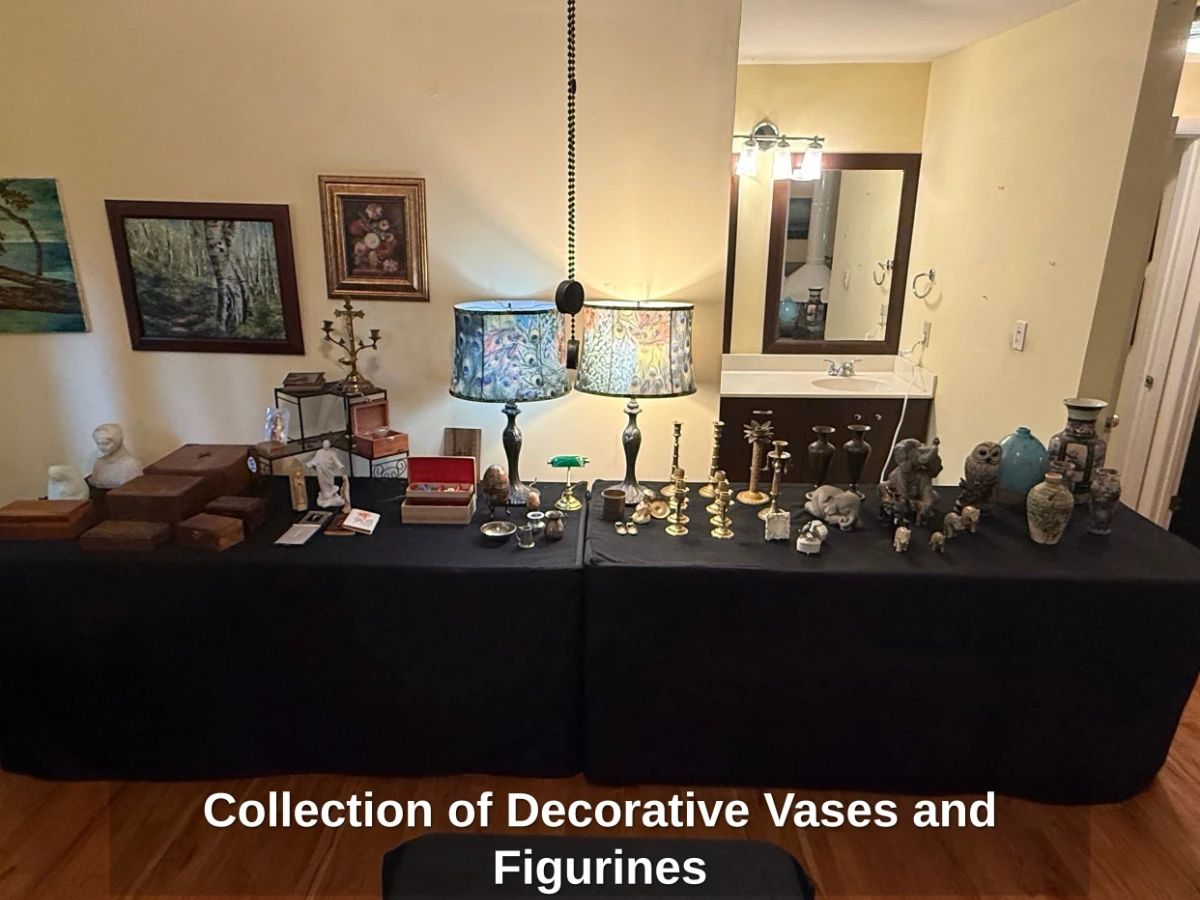 Collection of Decorative Vases and Figurines