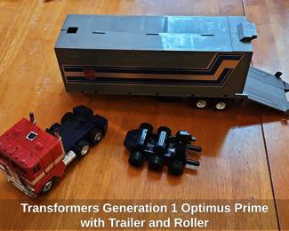 Transformers Generation Optimus Prime with Trailer and Roller