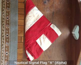 Nautical Signal Flag A Alpha