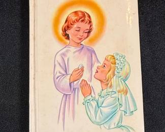 Vintage First Communion Prayer Book with Crucifix  Welcome, Jesus