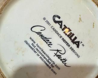 Candace Reiter Designs Cattitude Ceramic Teapot third image