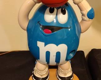 Blue MM Basketball Player Candy Dispenser