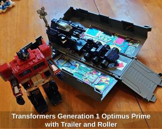 Transformers Generation Optimus Prime with Trailer and Roller sixth image