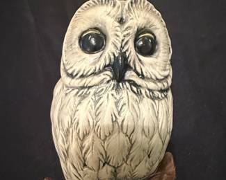 Vintage Ceramic Owl Figurine by Brinns