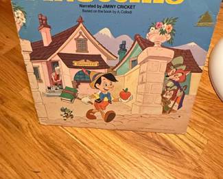 Walt Disneys Pinocchio Story and Songs Disneyland Record