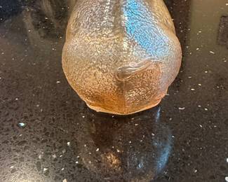 Anchor Hocking Marigold Carnival Glass Piggy Bank third image