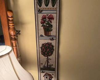 Floral Garden Tapestry Bell Pull