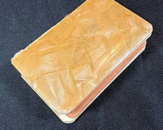 Antique Catholic Prayer Book with IHS Monogram