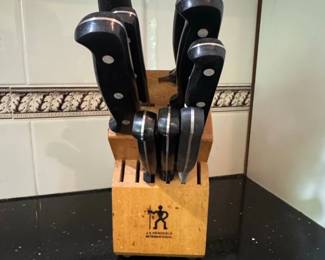 J.A. Henckels International Forged Premio Piece Knife Block Set second image