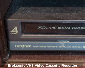Broksonic VHS Video Cassette Recorder second image