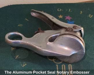 The Aluminum Pocket Seal Notary Embosser