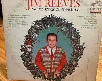 Jim Reeves  Twelve Songs of Christmas Vinyl Record
