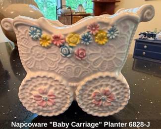 Napcoware Baby Carriage Planter J