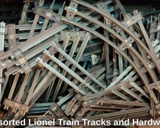 Assorted Lionel Train Tracks and Hardware