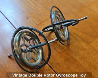 Vintage Double Rotor Gyroscope Toy