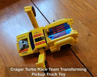 Cragar Turbo Race Team Transforming Pickup Truck Toy