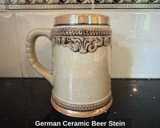 German Ceramic Beer Stein