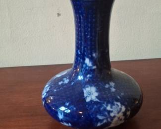 Blue and White Prunus Vase
