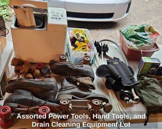 Assorted Power Tools, Hand Tools, and Drain Cleaning Equipment Lot fifth image