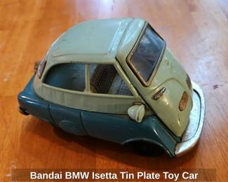 Bandai BMW Isetta Tin Plate Toy Car third image
