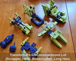 Transformers G Constructicons Lot Scrapper, Hook, Bonecrusher, Long Haul, Scavenger third image