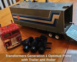 Transformers Generation Optimus Prime with Trailer and Roller second image