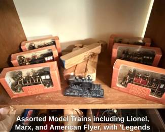 Assorted Model Trains including Lionel, Marx, and American Flyer, with Legends of the Plains series third image
