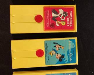 FisherPrice Talking Story Book Cartridges Mickeys Trailer, Sylvester  Tweety, Lonesome Ghosts, Cinderella