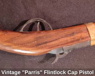 Vintage Parris Flintlock Cap Pistol
