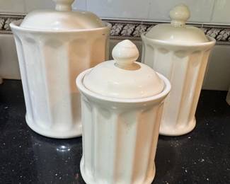 WilliamsSonoma Ceramic Canister Set