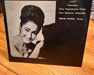 Liszt Funerailles, Three PaganiniLiszt Etudes, Three Hungarian Rhapsodies  Marian Boyden, Pianist Music Library Recordings 