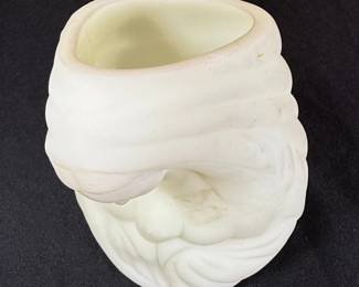 Frosted Glass Madonna Planter  Haeger Style second image