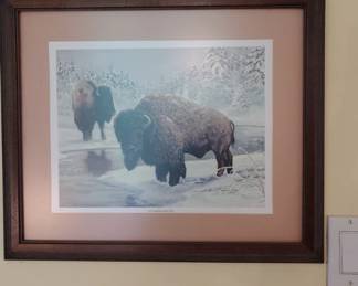 Robert Bateman Wyoming Winter Limited Edition Print