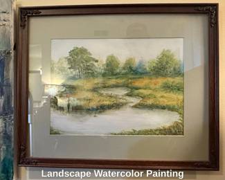 Landscape Watercolor Painting