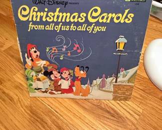 Walt Disney Presents Christmas Carols from All of Us to All of You Vinyl Record Disneyland Records DQ