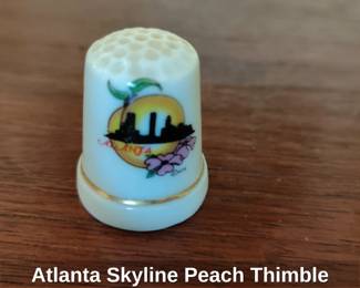 Atlanta Skyline Peach Thimble